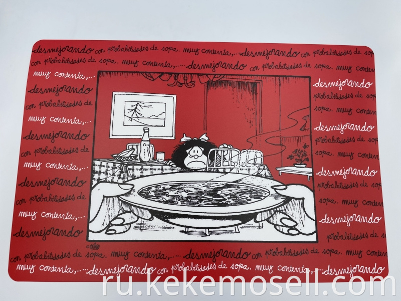 Cartoon Waterproof Placemat Jpg